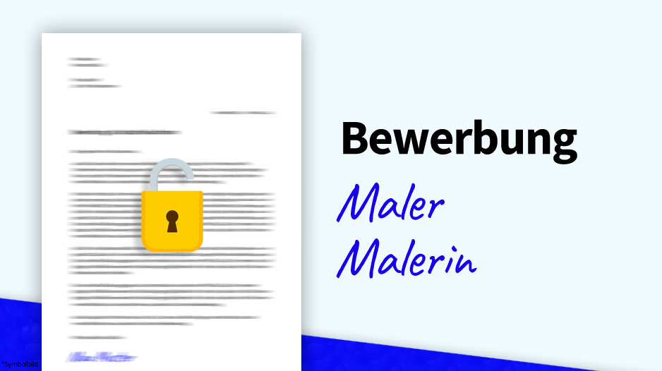 Bewerbungsschreiben Muster, Anschreiben Muster, Vorlage, Download