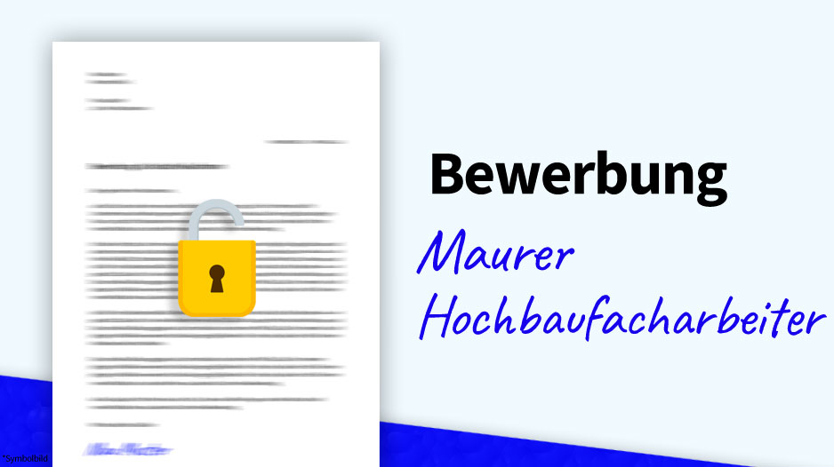 Bewerbungsschreiben Muster, Anschreiben Muster, Vorlage, Download